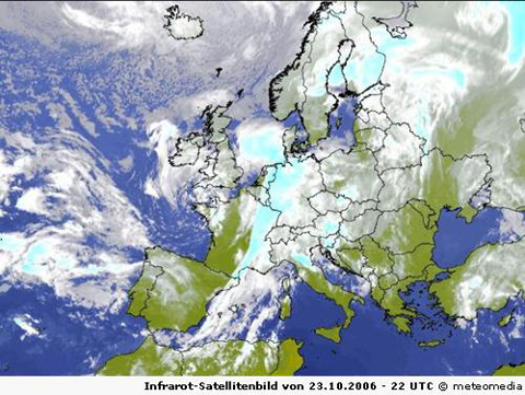 Infrarot-Satellitenbild
